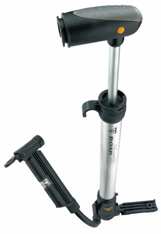 Pompe à Air Topeak Road Morph Avec Jauge 120 PSI - Modèle TRP-2G 2003 - Montage Cadre Vélo - Neuf